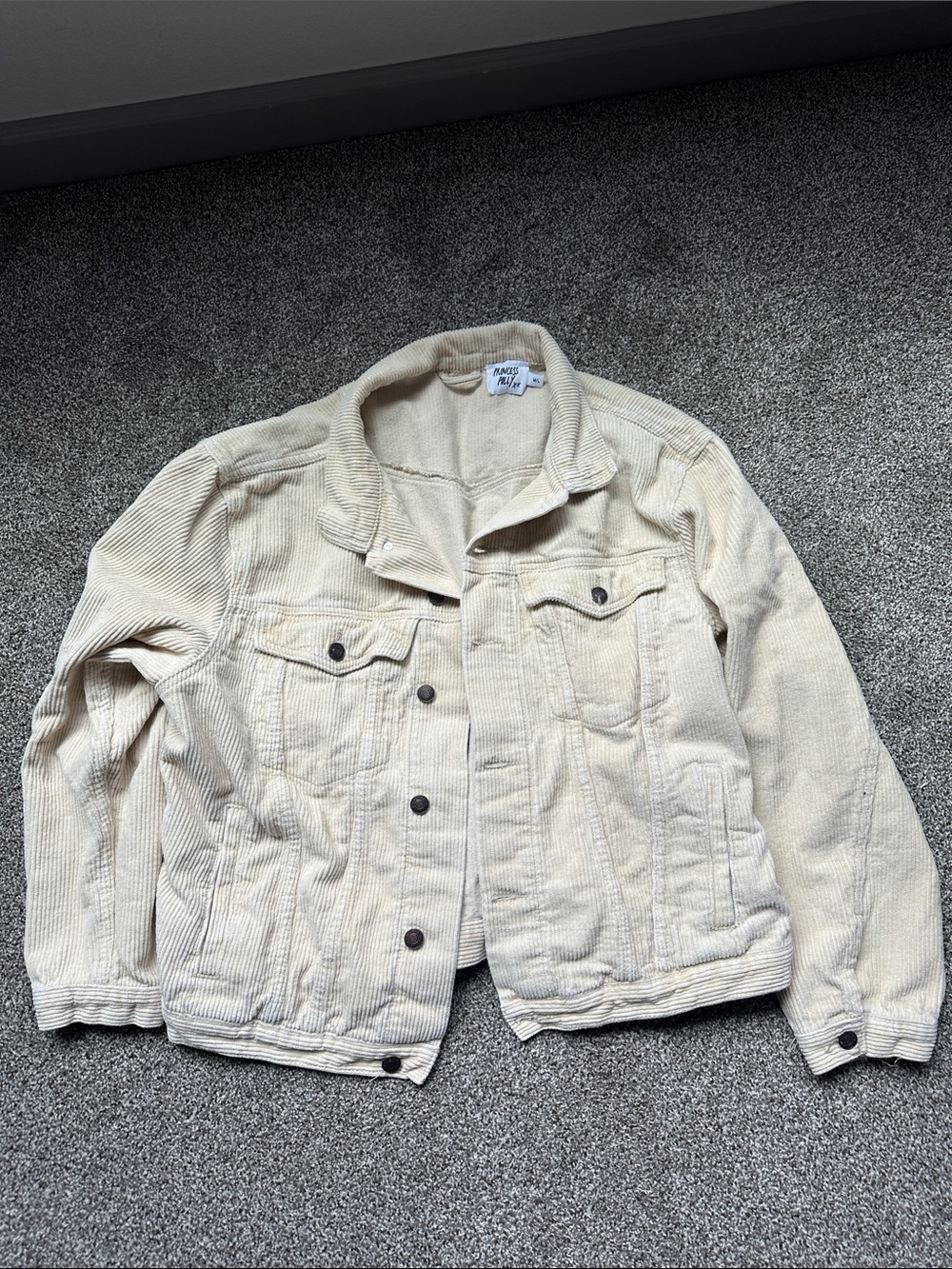 Princess Polly Beige Corduroy Shacket Jacket - Picture 4 of 6